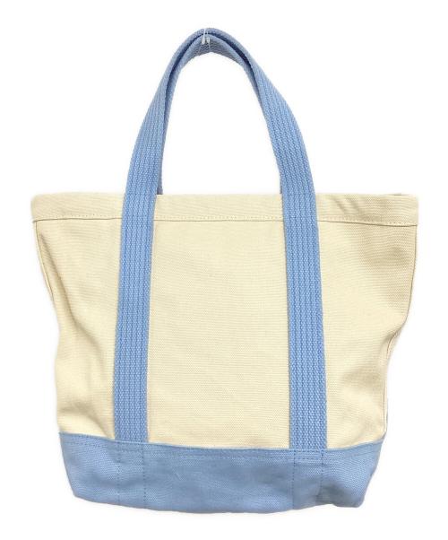 POLO RALPH LAUREN（ポロ・ラルフローレン）POLO RALPH LAUREN (ポロ・ラルフローレン) ポロベア キャンバス トートバッグ ミディアム MAPOBAG0G620361 スカイブルー 未使用品の古着・服飾アイテム