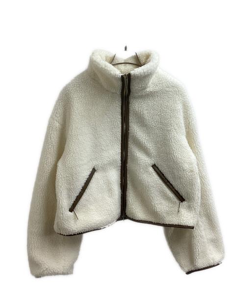 TATRAS（タトラス）TATRAS (タトラス) SONA / ソナ / スタンドカラー ボアジャケット ホワイト サイズ:02の古着・服飾アイテム