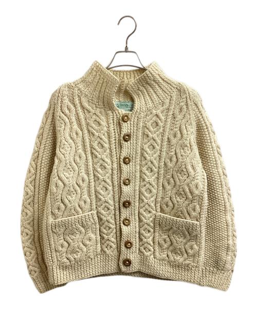 INVERALLAN（インバーアラン）INVERALLAN (インバーアラン) 3A LUMBER CARDIGAN / ランバー カーディガン / スコットランド製  / Made in SCOTLAND ホワイト サイズ:記載なしの古着・服飾アイテム