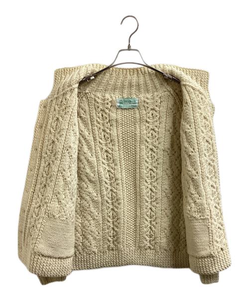 INVERALLAN（インバーアラン）INVERALLAN (インバーアラン) 3A LUMBER CARDIGAN / ランバー カーディガン / スコットランド製  / Made in SCOTLAND ホワイト サイズ:記載なしの古着・服飾アイテム