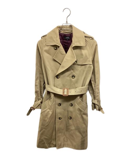 A.P.C.（アーペーセー）A.P.C. (アーペーセー) トレンチコート 23361-21011 ベージュ サイズ:Mの古着・服飾アイテム