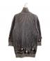 MM6 Maison Margiela distressed rib knit jumper dress / ダメージ加工 リブ ニット ジャンパー ドレス / S62DA0031 ベージュ×ブラック サイズ:XS：28000円