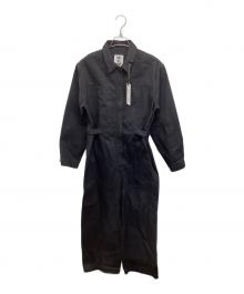 WHY NOT NOW（ワイノットナウ）の古着「タホデニムオールインワン CH209117ER-00　」｜ブラック