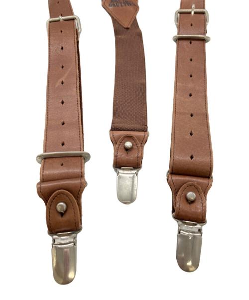 Jean Paul GAULTIER（ジャンポールゴルチェ）Jean Paul GAULTIER (ジャンポールゴルチェ) サスペンダー ブラウンの古着・服飾アイテム