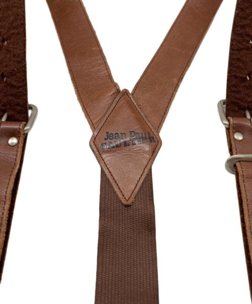 Jean Paul GAULTIER（ジャンポールゴルチェ）Jean Paul GAULTIER (ジャンポールゴルチェ) サスペンダー ブラウンの古着・服飾アイテム