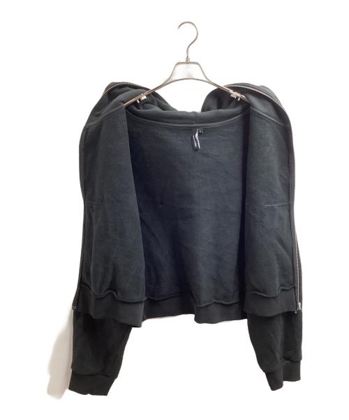 entire studios（エンタイアスタジオ）entire studios (エンタイアスタジオ) ETERNAL ZIP/ジップフーディー ブラック サイズ:Sの古着・服飾アイテム