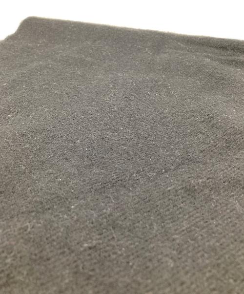 THE INOUE BROTHERS（イノウエブラザーズ）THE INOUE BROTHERS (イノウエブラザーズ) Brushed Scarf  / アルパカマフラー  ブラックの古着・服飾アイテム