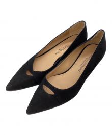 isabella ferrante（イザベラ・フェッランテ）の古着「pointed heel pumps / ポインテッドヒールパンプス」｜ブラック