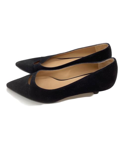 isabella ferrante（イザベラ・フェッランテ）isabella ferrante　 (イザベラ・フェッランテ) pointed heel pumps / ポインテッドヒールパンプス ブラック サイズ:36の古着・服飾アイテム