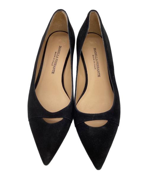 isabella ferrante（イザベラ・フェッランテ）isabella ferrante　 (イザベラ・フェッランテ) pointed heel pumps / ポインテッドヒールパンプス ブラック サイズ:36の古着・服飾アイテム