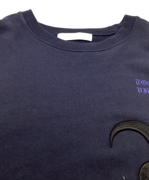 TOGA ARCHIVES（トーガアーカイブス）TOGA ARCHIVES (トーガアーカイブス) Embroidery sweatshirt / エンブロイダリースウェットシャツ / TV31-JL327 ネイビー サイズ:48の古着・服飾アイテム