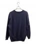TOGA ARCHIVES (トーガアーカイブス) Embroidery sweatshirt / エンブロイダリースウェットシャツ / TV31-JL327 ネイビー サイズ:48：4000円