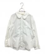 THE SHINZONEザ シンゾーン）の古着「コットンフリルカラーブラウス 23AMSBL05 23AW」｜ホワイト