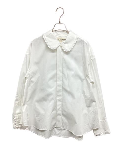 THE SHINZONE（ザ シンゾーン）THE SHINZONE (ザ シンゾーン) コットンフリルカラーブラウス 23AMSBL05 23AW ホワイト サイズ:Freeの古着・服飾アイテム