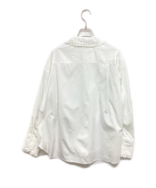 THE SHINZONE（ザ シンゾーン）THE SHINZONE (ザ シンゾーン) コットンフリルカラーブラウス 23AMSBL05 23AW ホワイト サイズ:Freeの古着・服飾アイテム