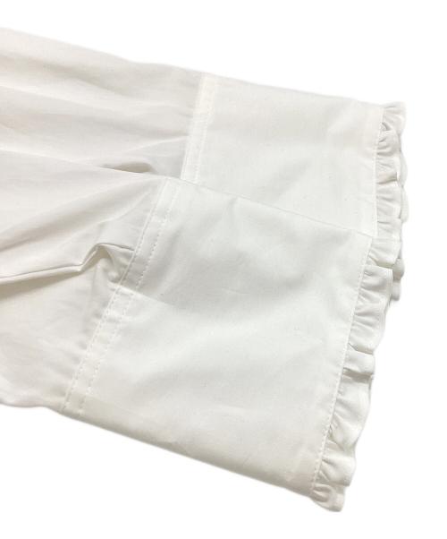 THE SHINZONE（ザ シンゾーン）THE SHINZONE (ザ シンゾーン) コットンフリルカラーブラウス 23AMSBL05 23AW ホワイト サイズ:Freeの古着・服飾アイテム