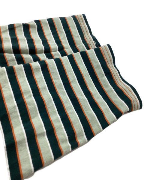 THE SHINZONE（ザ シンゾーン）THE SHINZONE (ザ シンゾーン) MULTI BORDER DRESS 24SMSOP02 グリーン サイズ:Freeの古着・服飾アイテム