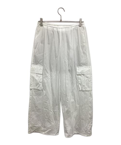ETRE TOKYO（エトレトウキョウ）ETRE TOKYO (エトレトウキョウ) リラクシーカーゴパンツ 1224221024-0 ホワイト サイズ:Sの古着・服飾アイテム