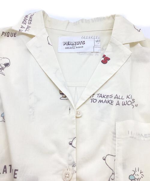 gelato pique（ジェラートピケ）gelato pique (ジェラートピケ) PEANUTS (ピーナッツ) セットアップ PWFT212367 ベージュ サイズ:FREEの古着・服飾アイテム