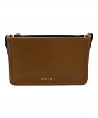 MARNIマルニ）の古着「ショルダーバッグ　PHMO0007Q0」｜ブラウン