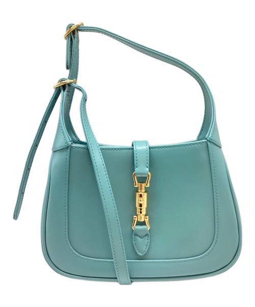 GUCCI（グッチ）GUCCI (グッチ) 2WAYショルダーバッグ 637091・000926 ジャッキー1961 ブルーの古着・服飾アイテム