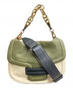 PIERRE HARDYピエールアルディ）の古着「PIERRE HARDY / ピエールアルディ / alphaville / 2WAYバッグ」｜グリーン