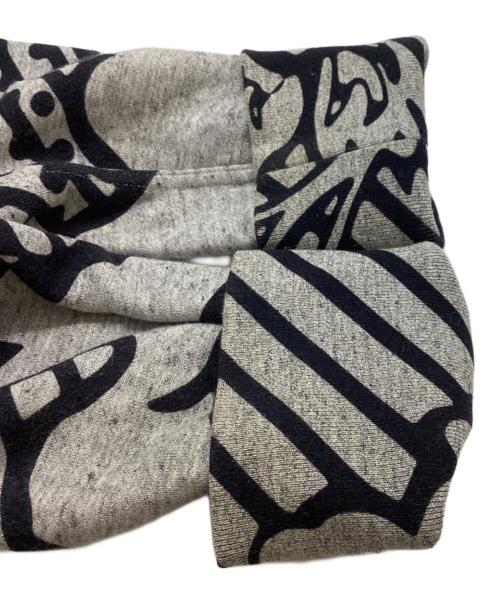 Vivienne Westwood man（ヴィヴィアン ウェストウッド マン）Vivienne Westwood man (ヴィヴィアン ウェストウッド マン) BROCADE FLOWER HOOD ZIP FELPA / ブロケードフラワーフードトレーナー / VW-LP-71218 グレー サイズ:46の古着・服飾アイテム