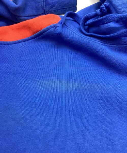 SUPREME（シュプリーム）SUPREME (シュプリーム) Sideline Hooded Sweatshirt / サイドライン フーディ / パーカー / 18SS ブルー×レッド サイズ:XLの古着・服飾アイテム