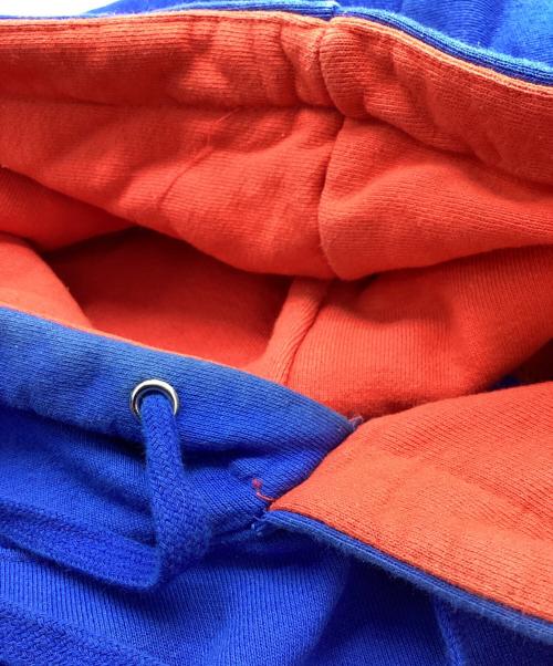 SUPREME（シュプリーム）SUPREME (シュプリーム) Sideline Hooded Sweatshirt / サイドライン フーディ / パーカー / 18SS ブルー×レッド サイズ:XLの古着・服飾アイテム