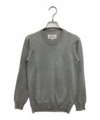 Maison Margielaメゾンマルジェラ）の古着「エルボーパッチセーター / elbow patch nit / S51HA0569 / 15SS」｜グレー