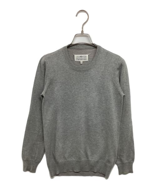 Maison Margiela（メゾンマルジェラ）Maison Margiela (メゾンマルジェラ) エルボーパッチセーター / elbow patch nit / S51HA0569 / 15SS グレー サイズ:XSの古着・服飾アイテム