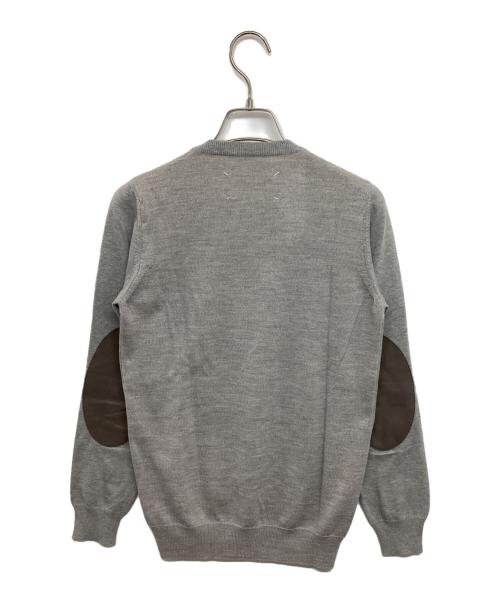 Maison Margiela（メゾンマルジェラ）Maison Margiela (メゾンマルジェラ) エルボーパッチセーター / elbow patch nit / S51HA0569 / 15SS グレー サイズ:XSの古着・服飾アイテム