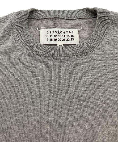 Maison Margiela（メゾンマルジェラ）Maison Margiela (メゾンマルジェラ) エルボーパッチセーター / elbow patch nit / S51HA0569 / 15SS グレー サイズ:XSの古着・服飾アイテム