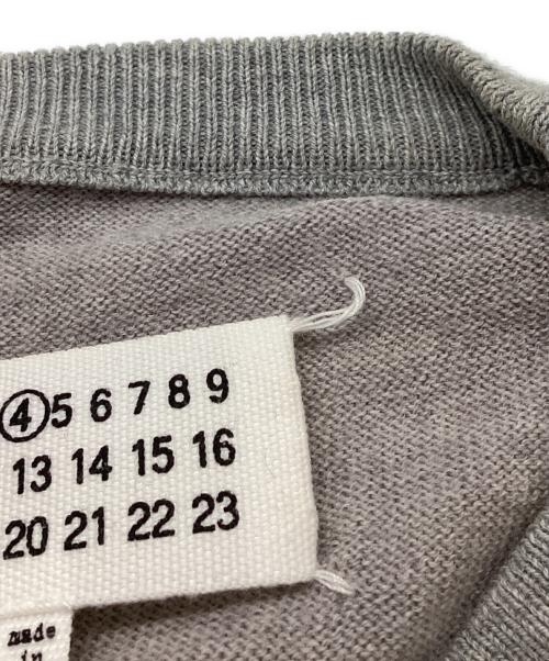 Maison Margiela（メゾンマルジェラ）Maison Margiela (メゾンマルジェラ) エルボーパッチセーター / elbow patch nit / S51HA0569 / 15SS グレー サイズ:XSの古着・服飾アイテム