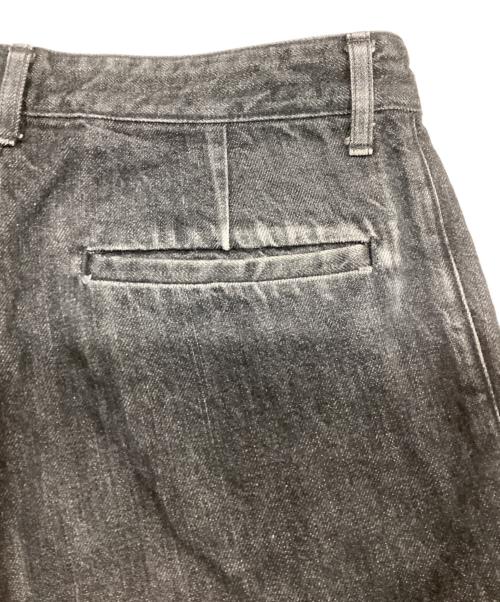 LOEFF（ロエフ）LOEFF (ロエフ) 2タックデニムパンツ 8884-699-0037 ブラックの古着・服飾アイテム