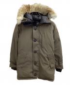 CANADA GOOSEカナダグース）の古着「JASPER PARKA / ジャスパーパーカー / ファー付ダウンジャケット / 3438JM」｜オリーブ