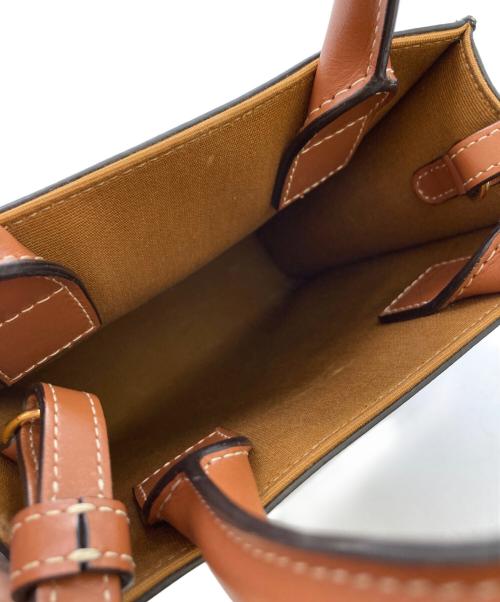 CELINE（セリーヌ）CELINE (セリーヌ) CELINE / セリーヌ / ミニ バーティカル トリオンフ キャンバス カバ / ショルダーバッグ / S-SL-4251・S-AT-4231 ブラウンの古着・服飾アイテム