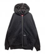 SUPREMEシュプリーム）の古着「Double Hood Facemask Zip Up Hooded Sweatshirt　22AW」｜ブラック
