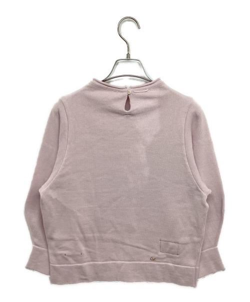 45rpm（45アールピーエム）45rpm (45アールピーエム) 度詰ニットソーのパフセーター 70380141 ピンク サイズ:2の古着・服飾アイテム