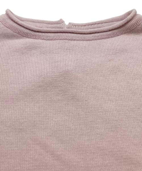 45rpm（45アールピーエム）45rpm (45アールピーエム) 度詰ニットソーのパフセーター 70380141 ピンク サイズ:2の古着・服飾アイテム