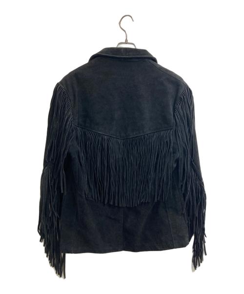 Schott（ショット）Schott (ショット) スエード フリンジ ウエスタンジャケット / Western Genuine Suede Leather Fringe Jacket / Made in U.S.A / アメリカ製 ブラック サイズ:40の古着・服飾アイテム