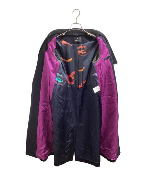 PAUL SMITH（ポールスミス）Paul Smith (ポールスミス) ウールカシミヤ2WAYコート ブラック サイズ:40の古着・服飾アイテム