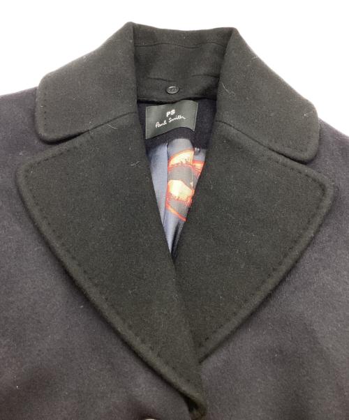 PAUL SMITH（ポールスミス）Paul Smith (ポールスミス) ウールカシミヤ2WAYコート ブラック サイズ:40の古着・服飾アイテム