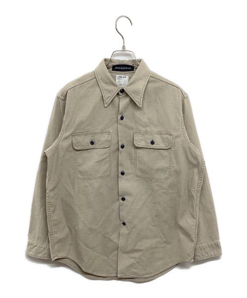 MADISON BLUE（マディソンブルー）MADISON BLUE (マディソンブルー) HAMPTON BACK SATIN SHIRT ベージュ サイズ:00の古着・服飾アイテム