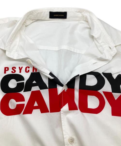UNDERCOVERISM（アンダーカバーイズム）UNDERCOVERISM (アンダーカバーイズム) PSYCHO CANDY SHIRT M4407 サイコキャンディー ホワイト サイズ:3の古着・服飾アイテム
