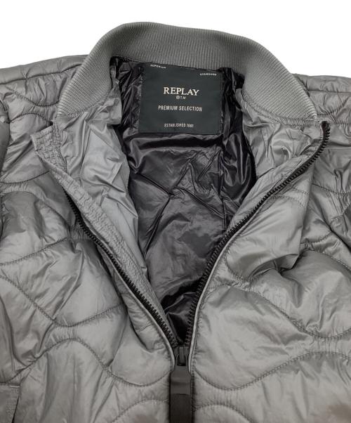 REPLAY（リプレイ）REPLAY (リプレイ) リサイクルキルティングジャケット / M8400.000.85008 グレー サイズ:Sの古着・服飾アイテム