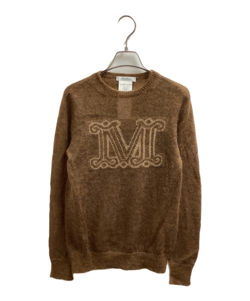 MaxMara（マックスマーラ）MaxMara (マックスマーラ) モヘアウールニット / 13661023 ブラウン サイズ:XSの古着・服飾アイテム