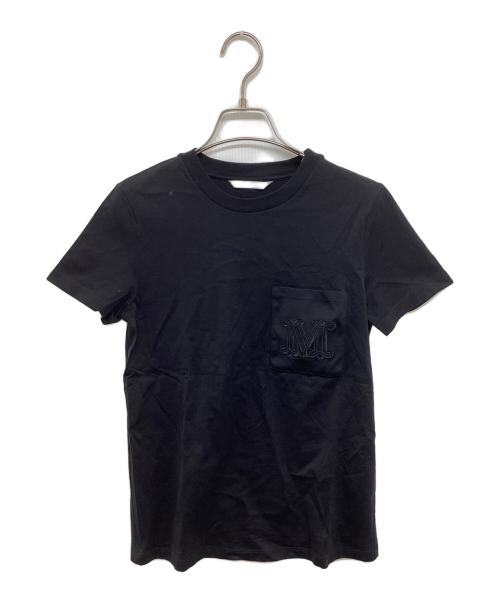 MaxMara（マックスマーラ）MaxMara (マックスマーラ) MロゴTシャツ 2411941032 ブラック サイズ:XSの古着・服飾アイテム