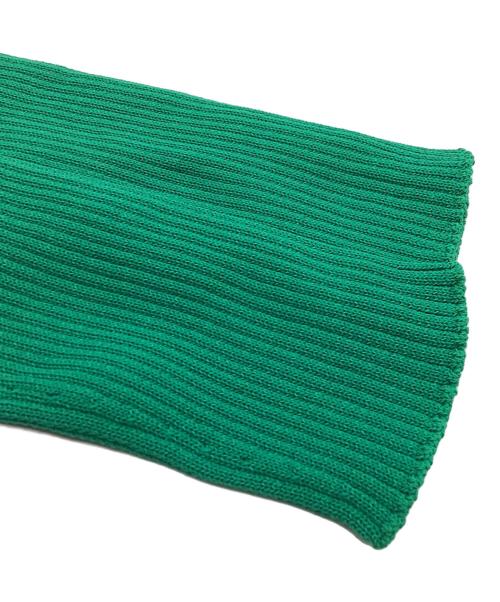 BALLSEY（ボールジィ）BALLSEY (ボールジィ) ハーフコースボーダー マーメイドロングワンピース / 11-06-31-06001 グリーン サイズ:36の古着・服飾アイテム