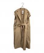 Sov.ソブ）の古着「コットンギャバロングジレ　0307-290-241」｜ベージュ